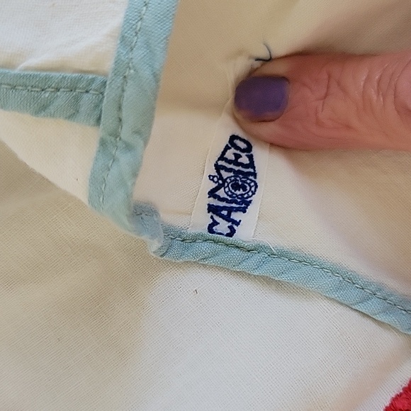 Vintage Cameo Over The Head Bib Apron - Picture 5 of 5